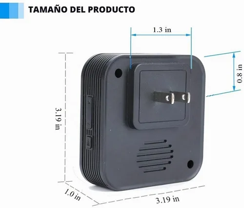 Vista 8 de Timbre de puerta de perro EverNary, timbres de puerta para perros para entrenamiento de orinal, timbres de perro inalámbricos para la puerta