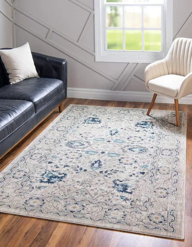 Vista 14 de Unique Loom Oslo Collection - Alfombra de área Osterbro (2 pies x 5 pies 1 pulgada, beige/marrón claro)