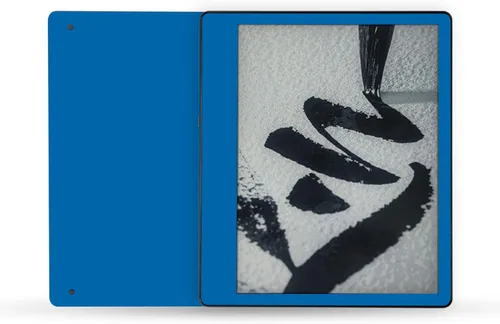 Vista 24 de MightySkins - Skin de fibra de carbono compatible con Amazon Kindle Scribe (2022) - Andrómeda Acabado de fibra de carbono texturizado protector