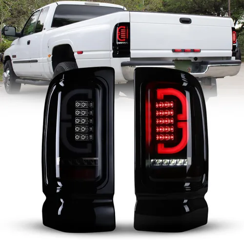Vista 9 de Nixon Offroad Conjunto de luces traseras LED para Dodge Ram 1500/1994-2002 Dodge Ram 2500/3500 1994-2002, par de luces traseras LED para Dodge Ram