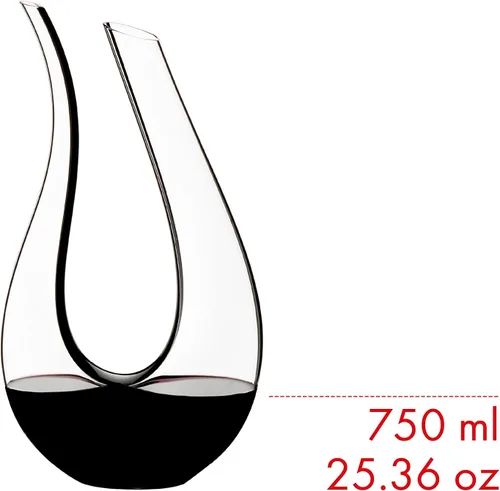 Vista 5 de Decantador de vino Amadeo de sommelier para cena de gala Riedel, talla única , Transparente