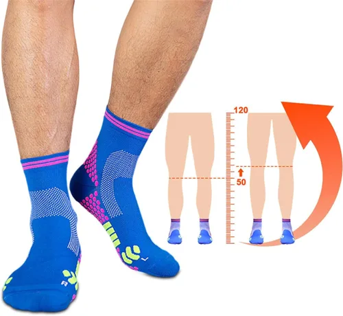 Vista 5 de HONGJIANV HigherSocks 2023 - Calcetines de refuerzo de iones de titanio Schorl de infrarrojo lejano mejorados, calcetines más altos de iones