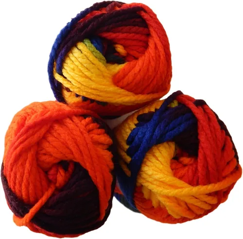 Vista 3 de Estambre Bernat. Compra en volumen de estambre Softee Chunky Ombre (paquete de 6 unidades).