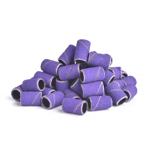 Vista 13 de KADS Efile - Bandas de lijado de uñas, 50 unidades, 8 colores, lijadoras de uñas, banda profesional de grano fino mediano con 3/32 pulgadas