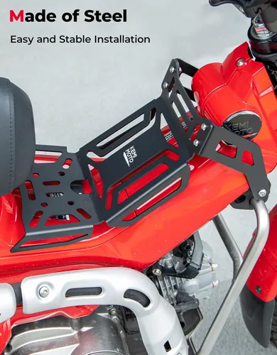 Vista 2 de Portaequipaje central KEMIMOTO compatible con CT125 Trail 125 Hunter Cub 2021 2022 2023 2024 2025