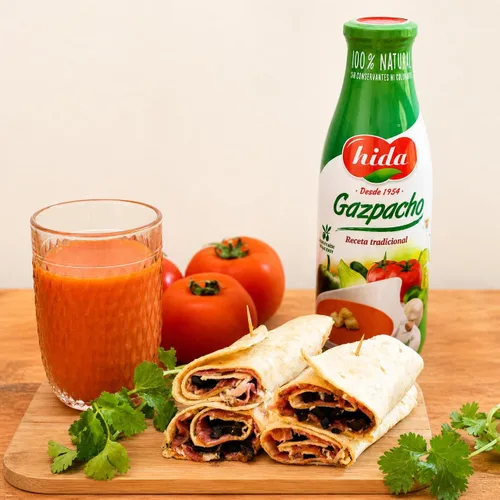 Vista 6 de Gazpacho andaluz. Importado de España Pack de 3