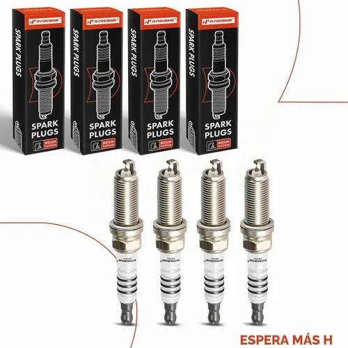 Vista 9 de A-Premium Bujías de Doble Iridio Compatibles con Toyota Corolla 2015-2019, Corolla iM 2017-2018, Prius 2015, Prius Plug-In 2015, Prius V 2015-2017