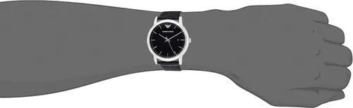 Vista 6 de Emporio Armani Reloj de cuero de tres manecillas para hombre