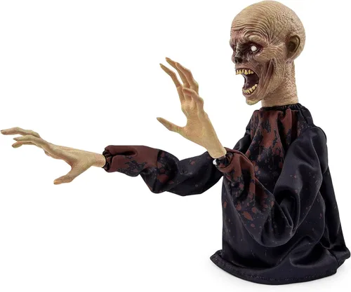 Vista 4 de Horror Reachers Zombie - Juguete de marioneta de boxeo de 13 pulgadas Monstruo de terror clásico coleccionable