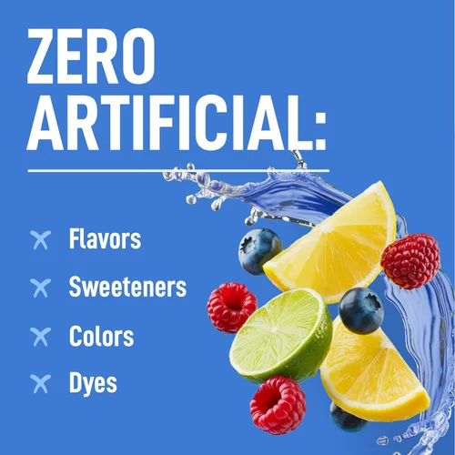 Vista 6 de Keppi Paquetes de electrolitos en polvo de sabores surtidos, 30 porciones, suplemento de hidratación sin azúcar con potasio, magnesio, sodio, keto