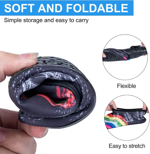 Vista 4 de Zapatos de agua para mujeres y hombres, zapatos de playa, calcetines de agua, zapatos de piscina, zapatos de secado rápido, zapatos de deportes