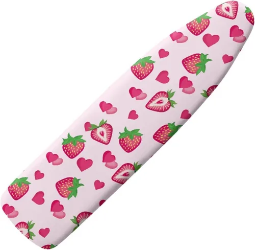 Vista 34 de Funda para tabla de planchar con diseño de estrellas y bandera estadounidense con borde elástico y acogedor bolsillo para la nariz, resistente al