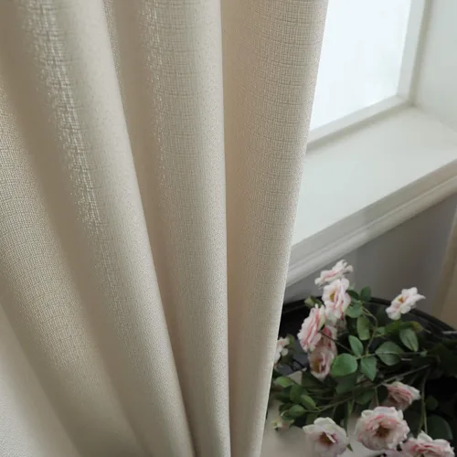 Vista 3 de KOUFALL - Cortinas transparentes con aspecto de lino