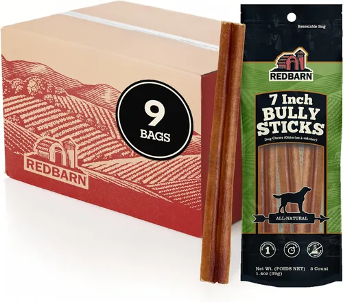 Vista 9 de Redbarn - Paquete de 50 palitos masticables naturales de larga duración para perros grandes y medianos, golosinas dentales sin cuero crudo, huesos