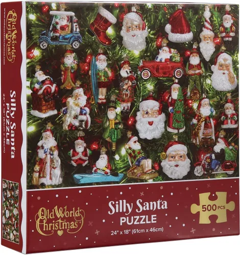 Vista 7 de Old World Christmas Rompecabezas de Navidad sabroso, rompecabezas temático de 500 piezas para diversión navideña, 24 x 18 pulgadas