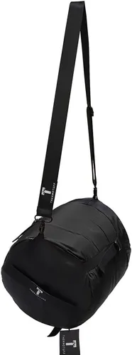 Vista 6 de Bolsa de dormir portátil Thermotuff con capucha doble, orificios para los brazos con cremallera, bolsillos y cordón ajustable: ideal para acampar