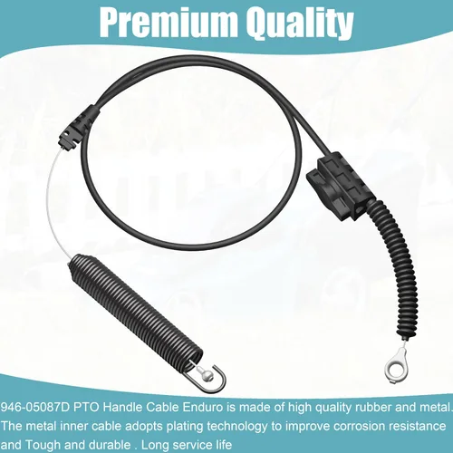 Vista 4 de 946-05087D Cable de mango PTO Enduro para MTD Cub Cadet XT1 XT2 LX46 LX42 LT46 LT42 FAB C cortacésped Cub Cadet XT1 XT2 LX46 LX42 LT46 LT42 FAB C