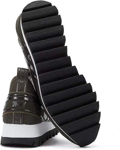 Vista 7 de DKNY Tenis bajos de punto con suela de goma para mujer