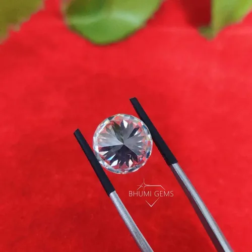 Vista 4 de Bhumi Gems 1CT-50CT VVS1 - Diamante de moissanita suelto incoloro, piedra natural, corte elegante, piedra preciosa suelta, brillante, diamante