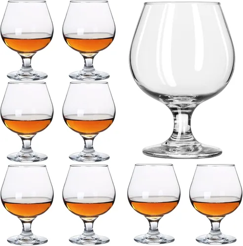 Vista 7 de Snifters 1.75oz Vasos de chupito Juego de 8 Lindas Copas para Brandy o Coñac (50ml 1.75 floz)