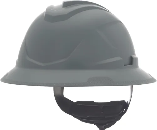 Vista 7 de MSA V-Gard C1 Casco de Ala Completa con Barrera Térmica de Enfriamiento ReflectIR y Suspensión Fas-Trac III - Utiliza Características