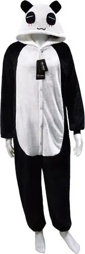 Vista 4 de Lifeye Pijama de panda unisex para adultos, disfraz de cosplay de animales