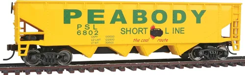Vista 11 de Walthers Trainline Tolva compensada - Listo para funcionar- Escala HO nacional canadiense (marrón, blanco; logotipo grande)