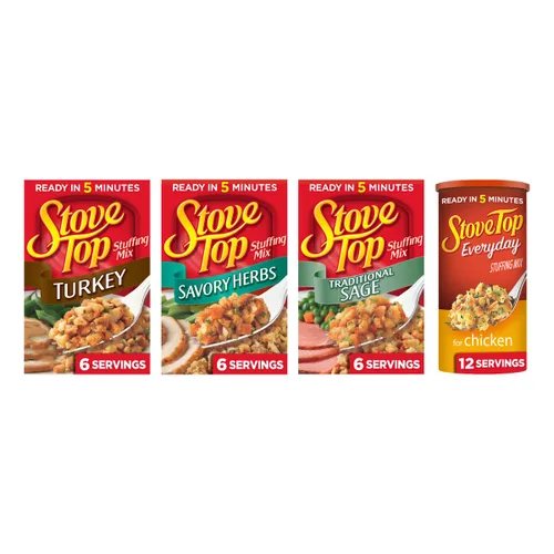 Vista 10 de Stove Top Mezcla de relleno de sabio tradicional (caja de 6 oz)