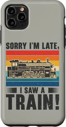 Vista 13 de Funda para iPhone 13 Pro Max Train Railroad Locomotora de tren de vapor para motor Trainspotting