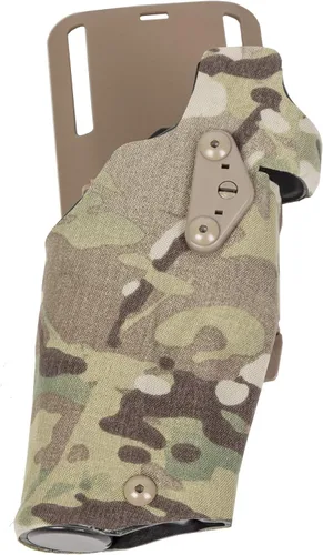 Vista 4 de ECOTRIC Funda táctica compatible con Glock 19/23 Cord Multi-Camo mano derecha