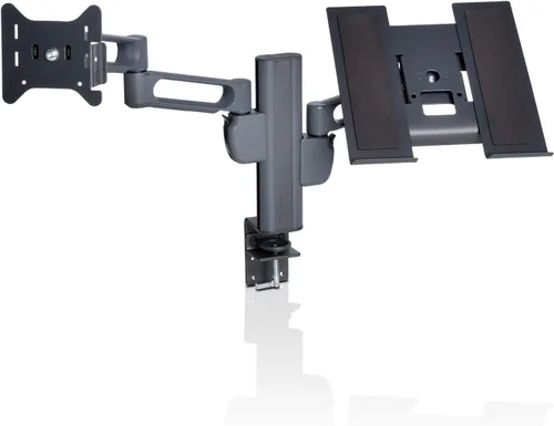 Vista 8 de Kensington SmartFit - Brazo de monitor doble ajustable en altura One‑Touch – Brazo ergonómico articulado con resorte de gas, soporta monitores
