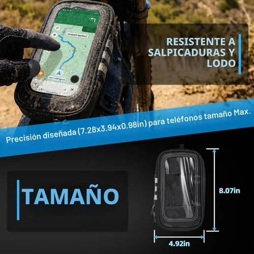 Vista 6 de CHANGCHENG E-Dirt Bike - Funda para batería con pantalla táctil