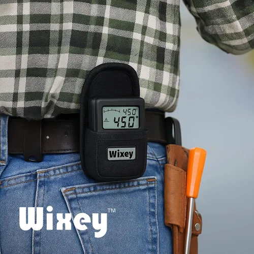 Vista 7 de Wixey Medidor de ángulo digital con pantalla abatible, buscador de ángulo digital magnético fácil de leer para ajustar los ángulos de las vallas