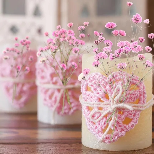 Vista 6 de Tinideya 100 piezas de flores secas de aliento de bebé, flores reales prensadas de gypsophila natural para resina, boda, arte, manualidades, baby