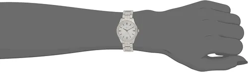 Vista 4 de GUESS W1280L1 - Reloj analógico para mujer de 1496in con esfera plateada de cuarzo