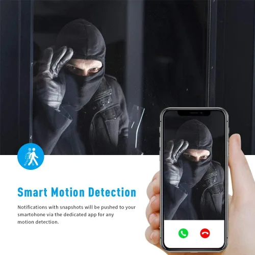Vista 3 de Cargador inteligente de cámara USB WiFi, cámara inalámbrica HD 1080P, aplicación de cámara de seguridad, alimentación en vivo para el hogar