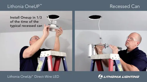 Vista 7 de Lithonia Lighting 4JBK SQ 30K 90CRI MW M6 - Kit sin lata, cuadrado, blanco mate