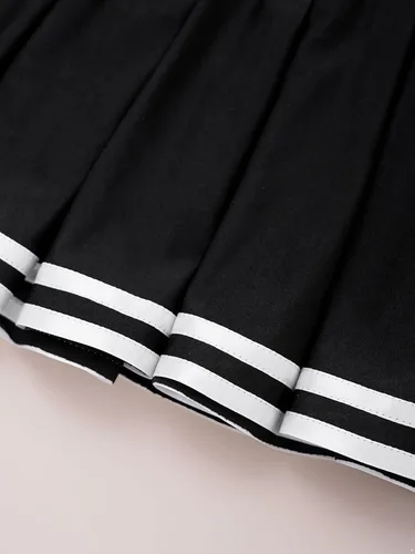 Vista 7 de Kaerm Disfraz de líder de animación para niños y niñas uniforme de animadora para Halloween