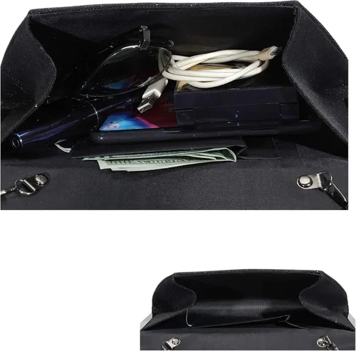 Vista 6 de AO ALI VICTORY Bolsos de mano con purpurina para mujer, bolsos de noche, embragues con solapa, sobre bolsos, bolsos grandes para bodas, fiestas
