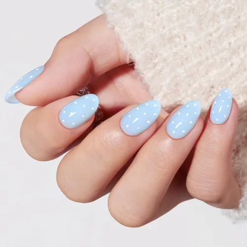 Vista 16 de Modelones Uñas postizas a presión color rosa almendra, uñas postizas cortas de primavera, kit de uñas reutilizables con pegamento de uñas, mini lima