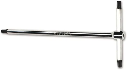 Vista 2 de Beta 951TX/S6 Juego de 6 llaves Torx deslizantes con mango en T con tres extremos machos T8-T300 Mango en T para tornillos Torx Puntas