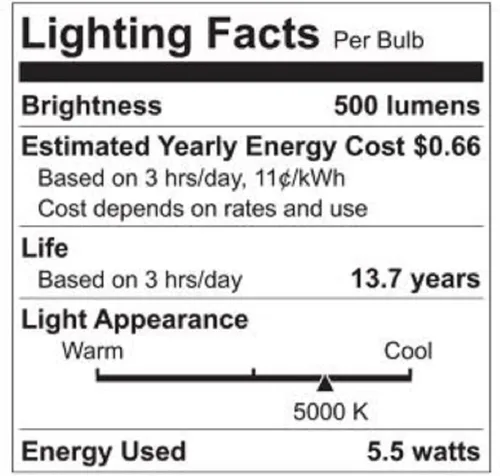 Vista 12 de GE Refresh Bombillas LED, 60 W Eqv, luz diurna, bombillas decorativas, base pequeña (paquete de 8)