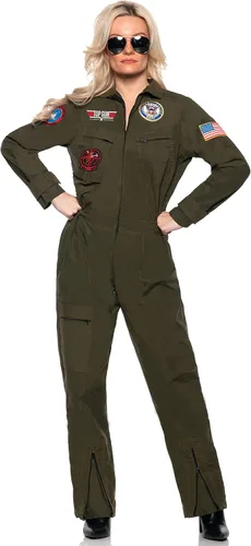 Vista 8 de UNDERWRAPS TOPGUN - Disfraz de piloto de combate - Oficial US NAVY TOPGUN