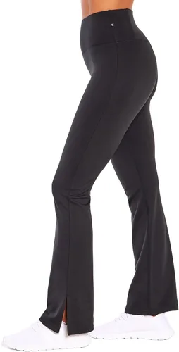 Vista 3 de Marika Kinsley - Pantalón de corte de bota con abertura y tiro alto para mujer