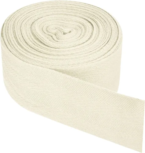 Vista 139 de PATIKIL Cinta de sarga de algodón de 1 pulgada, 50 yardas, cinta de algodón, cinta de encuadernación al bies, cinta de espiga para costura, Verde