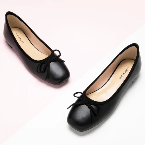 Vista 2 de C.Paravano Zapatos planos para mujer Zapatos planos para mujer Zapatos planos Zapatos elegantes para mujer Zapatos planos de punta redonda