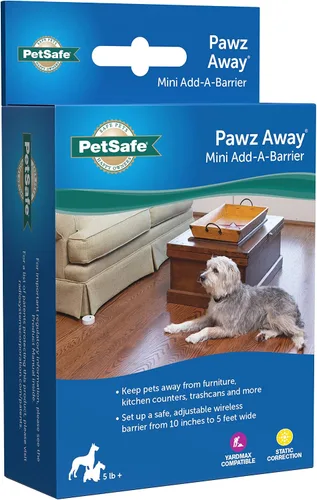 Vista 8 de Barreras para mascotas con rango ajustable Pawz Away de PetSafe, para gatos y perros, estimulación estática