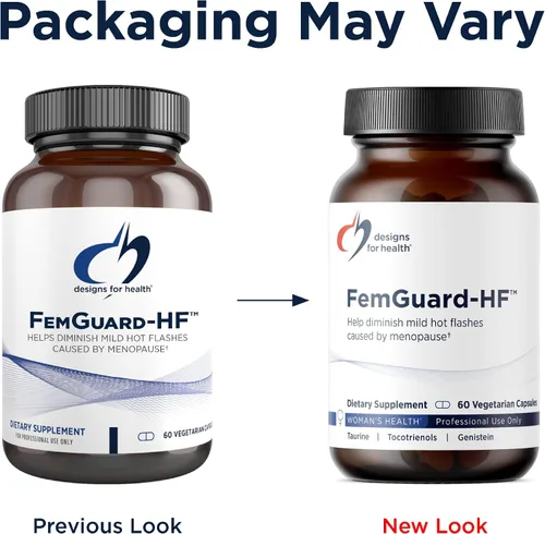Vista 6 de Designs for Health FemGuard-HF - Ayuda a disminuir los sofocos leves de la menopausia - Suplementos de peri y menopausia para mujeres para apoyar