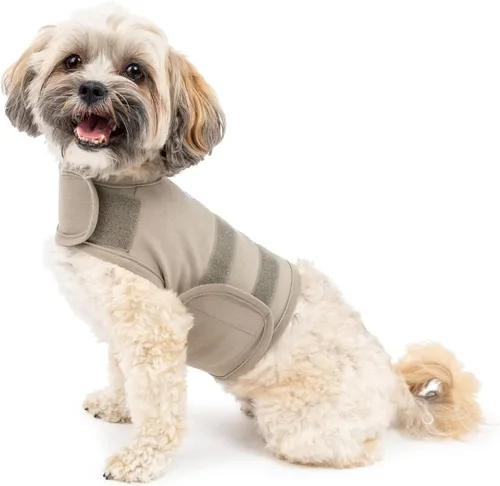 Vista 22 de Camisa Mellow Shirt para calmar la ansiedad de perros, Cypress