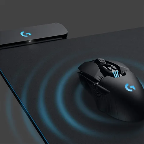 Vista 4 de LogitechG PowerPlay - Alfombrilla de mouse de carga inalámbrica compatible con G ProG903G703G502 Lightspeed Gaming Ratones - Negro
